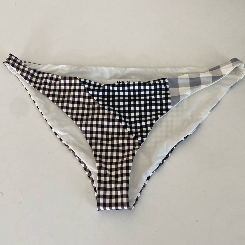 Marysia Suffolk Patchwork Gingham Bikini Bottom .… - image 2